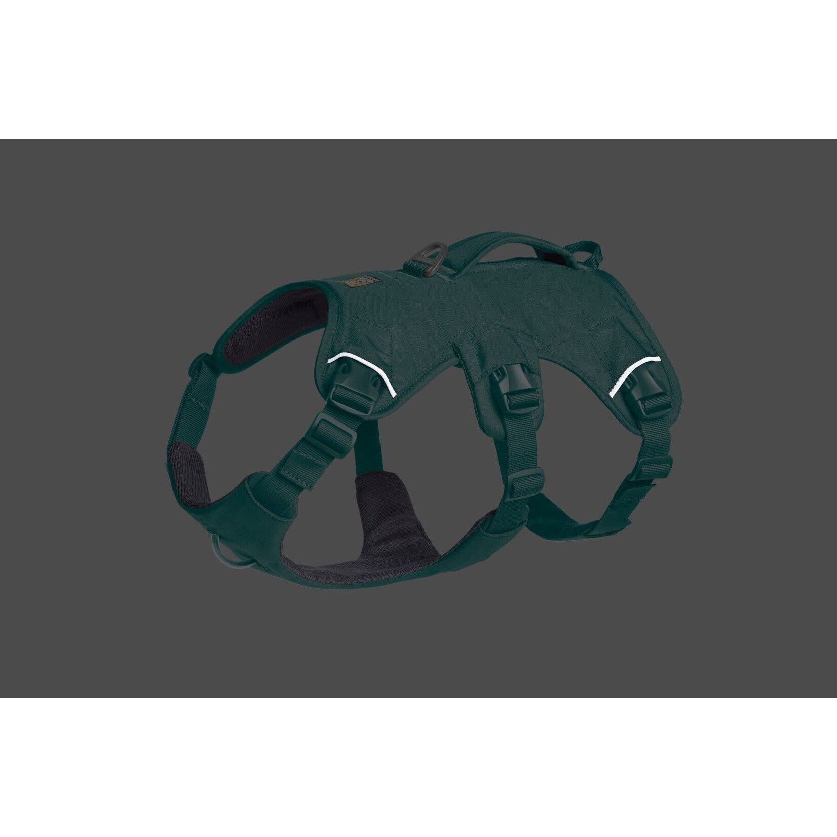 Ruffwear Web Master Dog Harness with Handle, River Rock Green