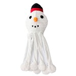 Gor Pets Reef Holiday Octo-Snowman Christmas Dog Toy