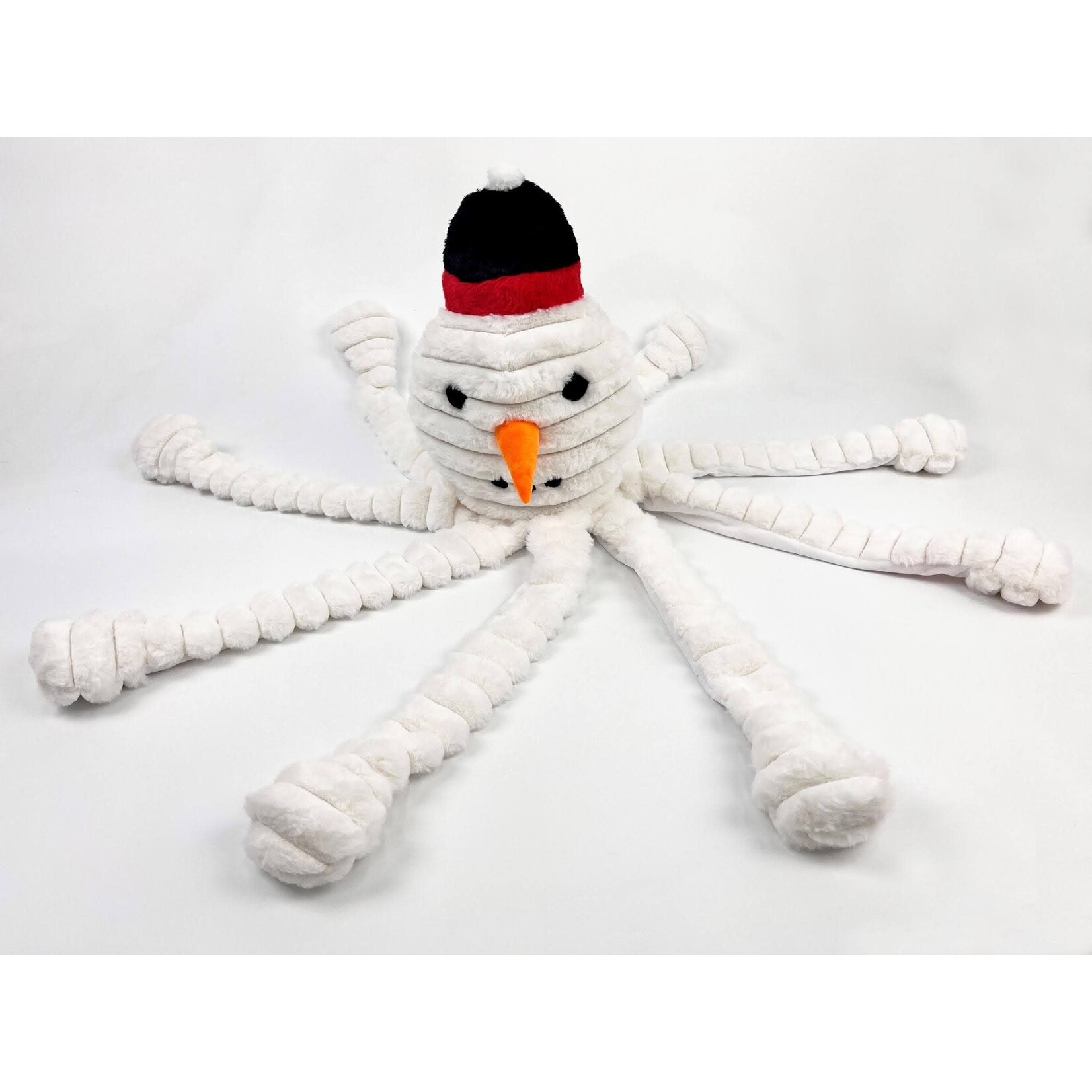 Gor Pets Reef Holiday Octo-Snowman Christmas Dog Toy