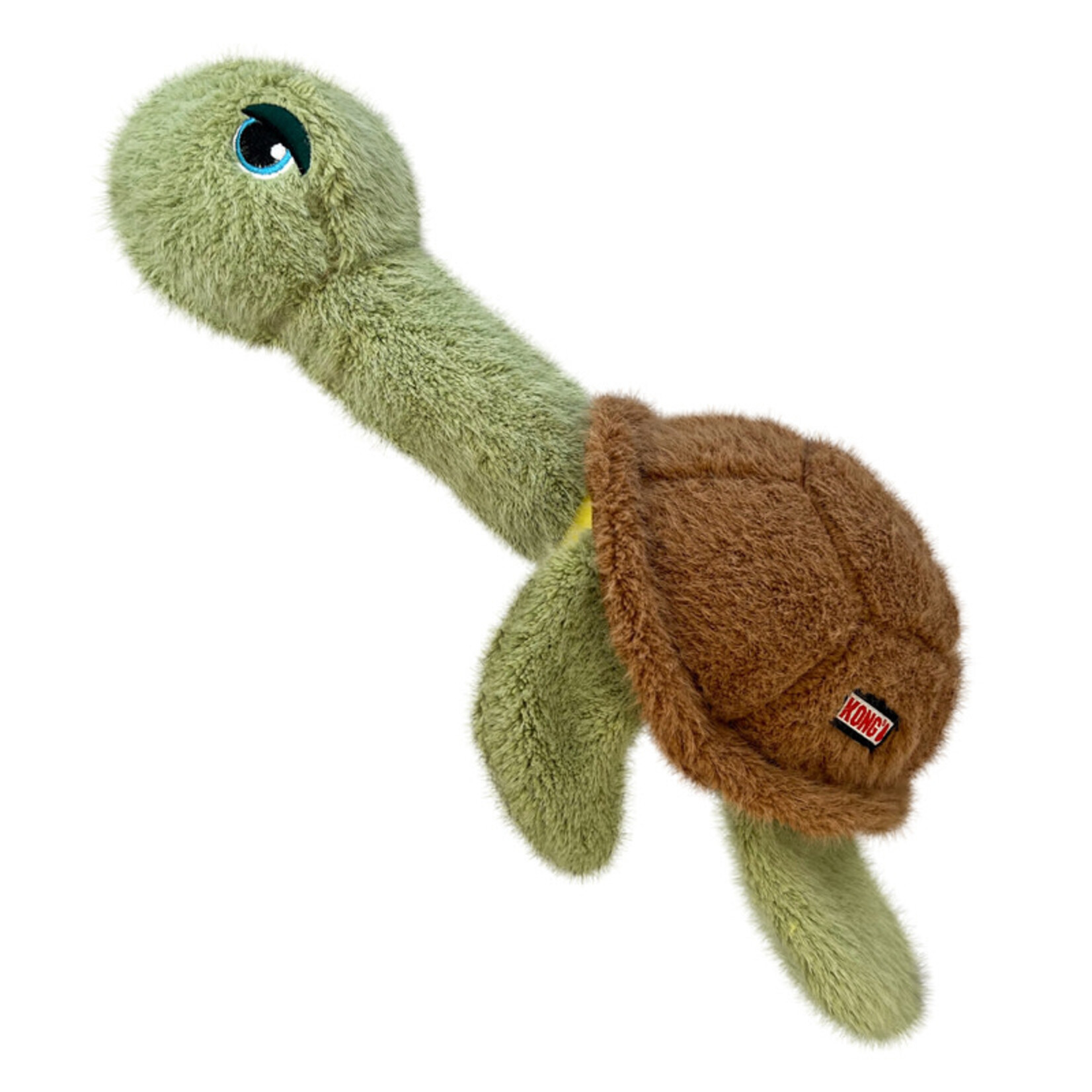 KONG Scruffs Turtle Plush Squeaky Dog Toy, Med-Large