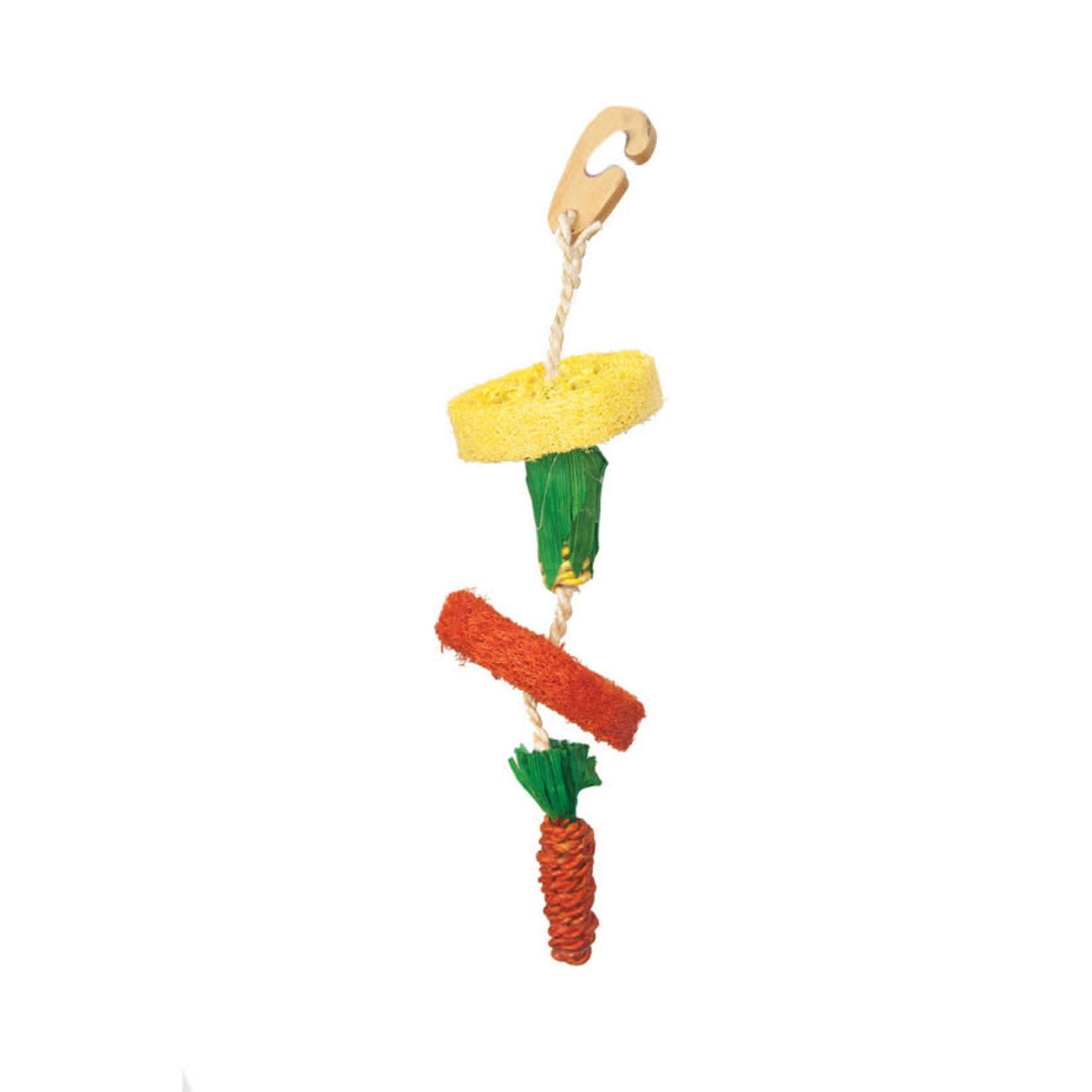 Happy Pet Natural Loofah Hanging Small Animal Toy