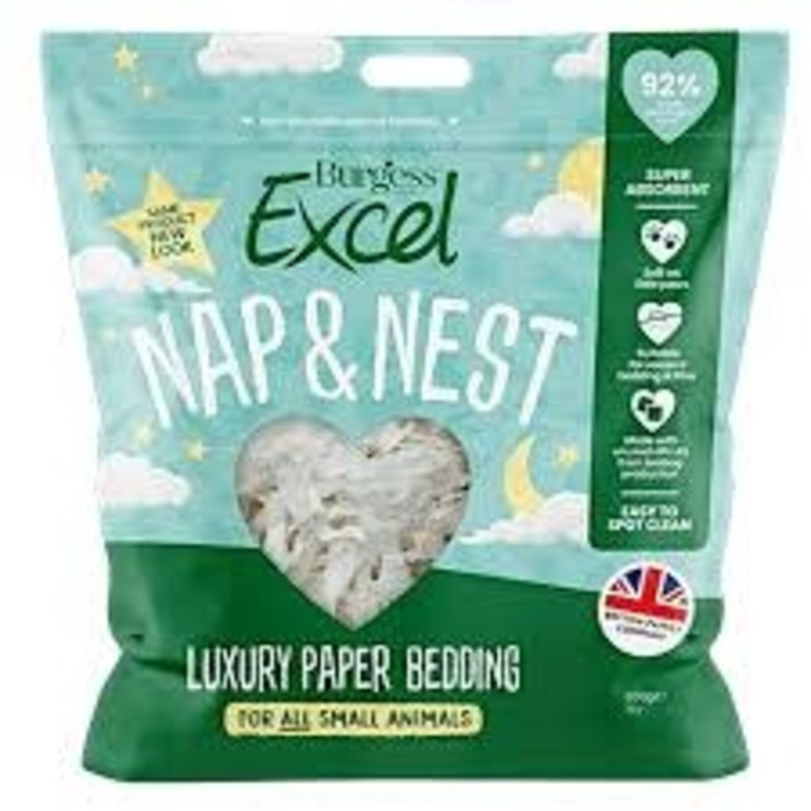 Burgess Excel Nap & Nest Luxury Small Animal Paper Bedding, 650g