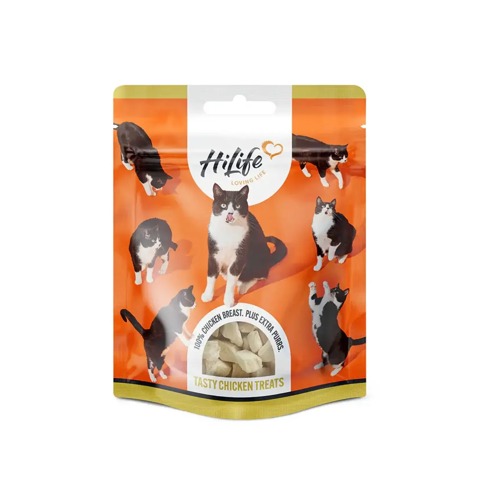 HiLife Adult Cat Tasty Chicken Breast  Treats, 10g