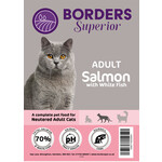 Borders Superior Neutered Adult Cat Dry Food Grain Free Salmon with White Fish
