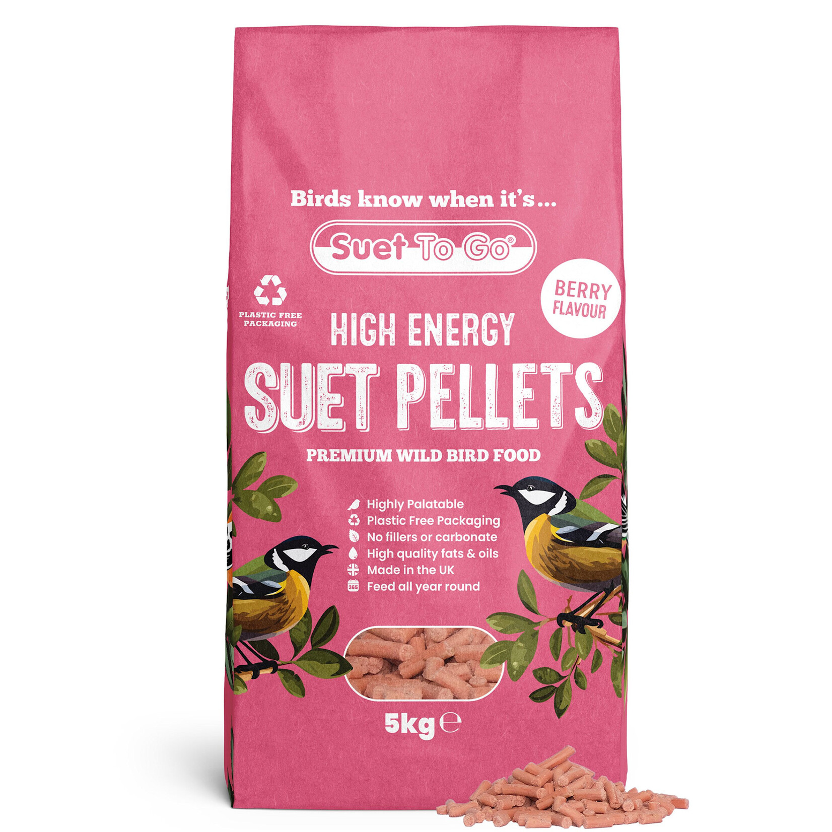 Suet Pellets in Plastic Free Bag 5kg