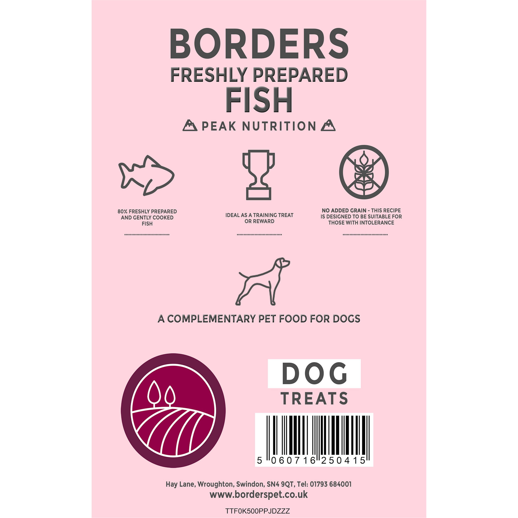 Borders Grain Free Dog & Cat Treats with 80% Fish