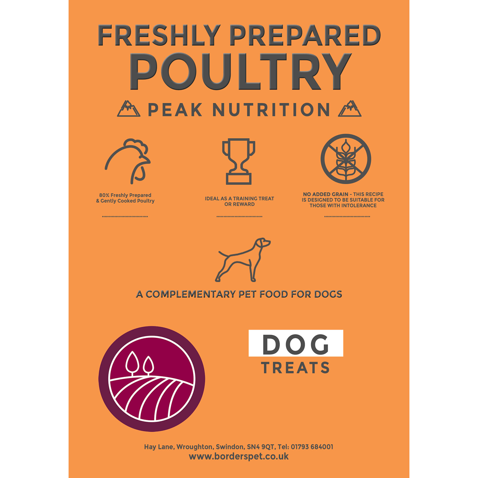 Borders Grain Free Dog & Cat Treats with 80% Poultry