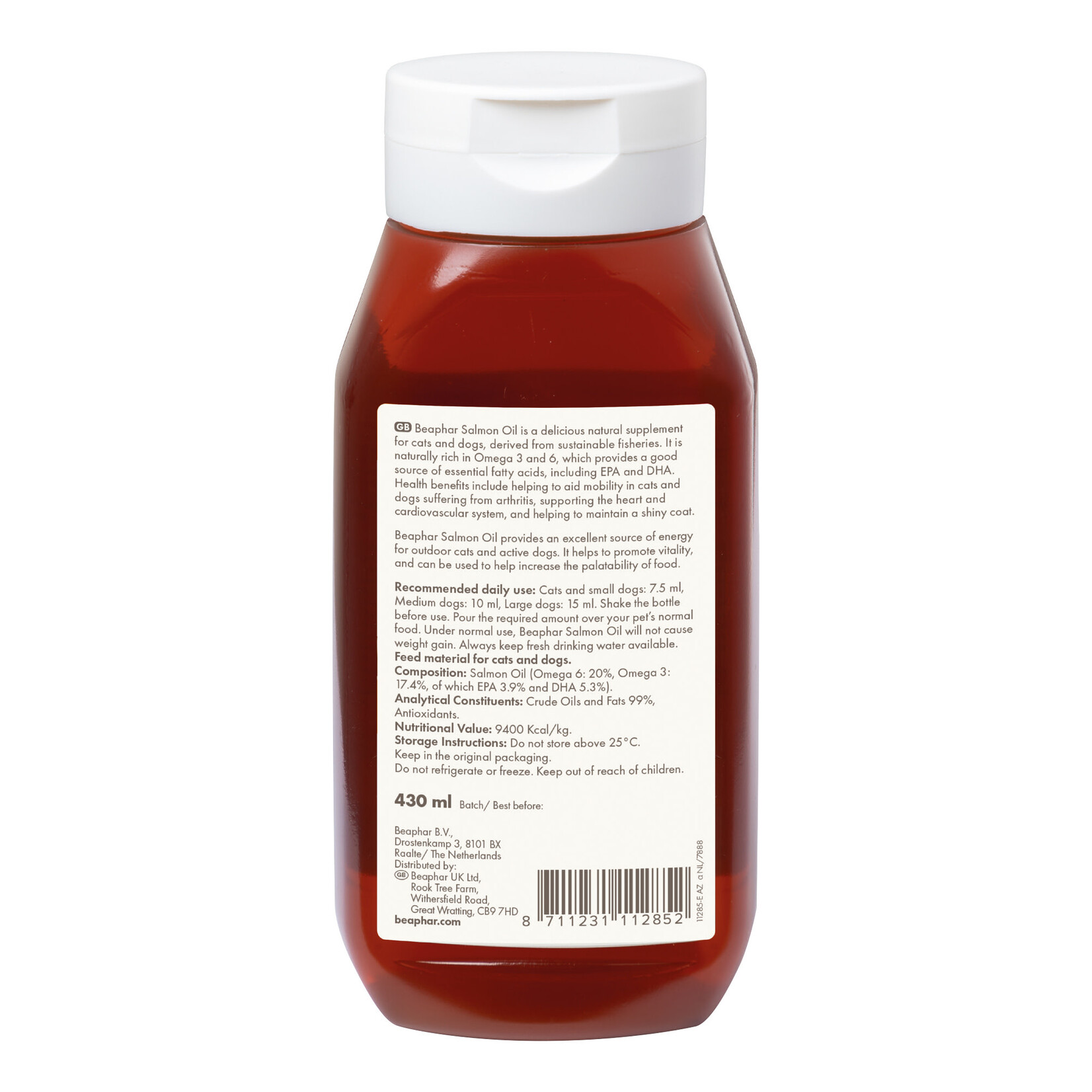 Beaphar Salmon Oil for Dogs & Cats, 430ml
