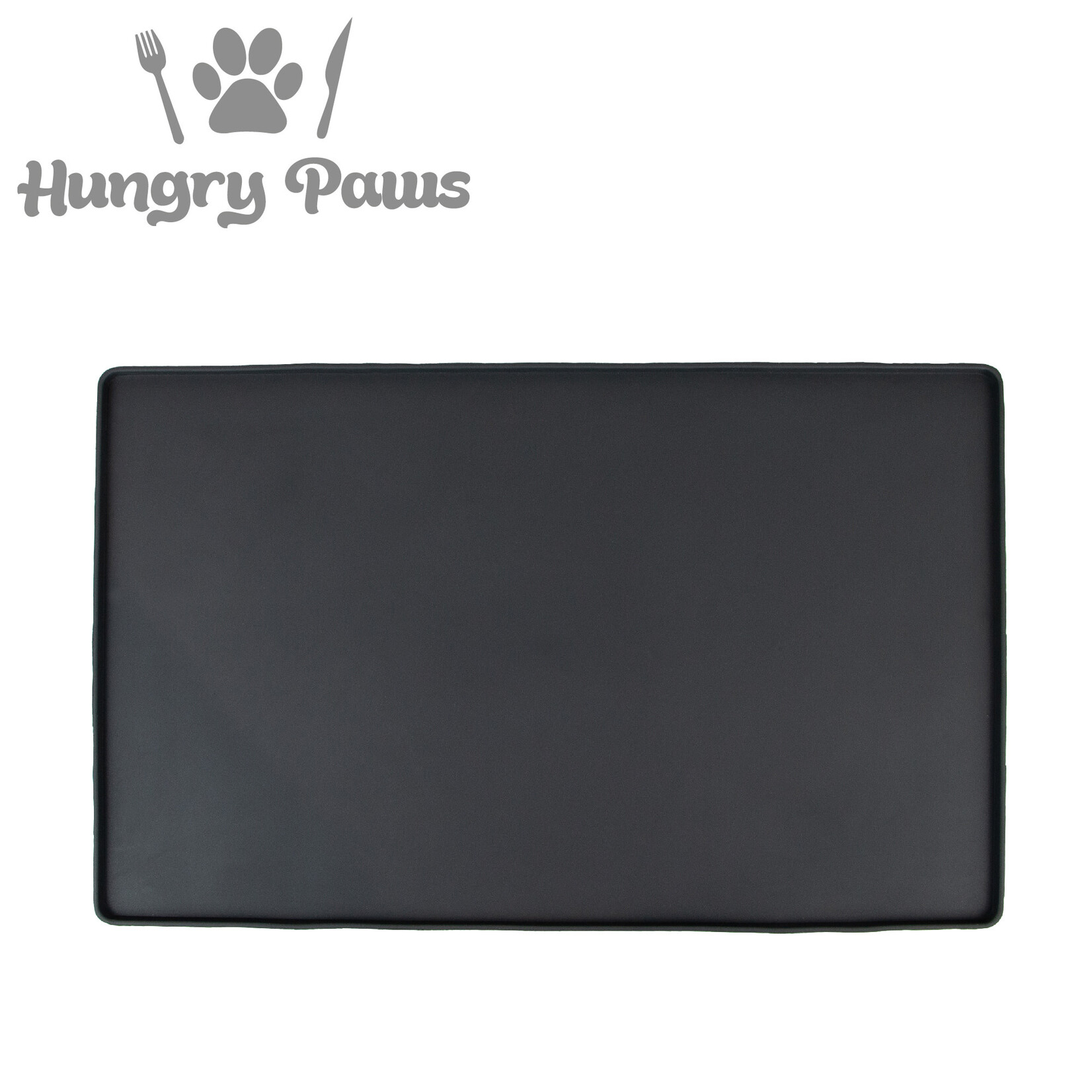 Ancol Hungry Paws Grey Non-Slip Feeding Mat 45x27.5cm