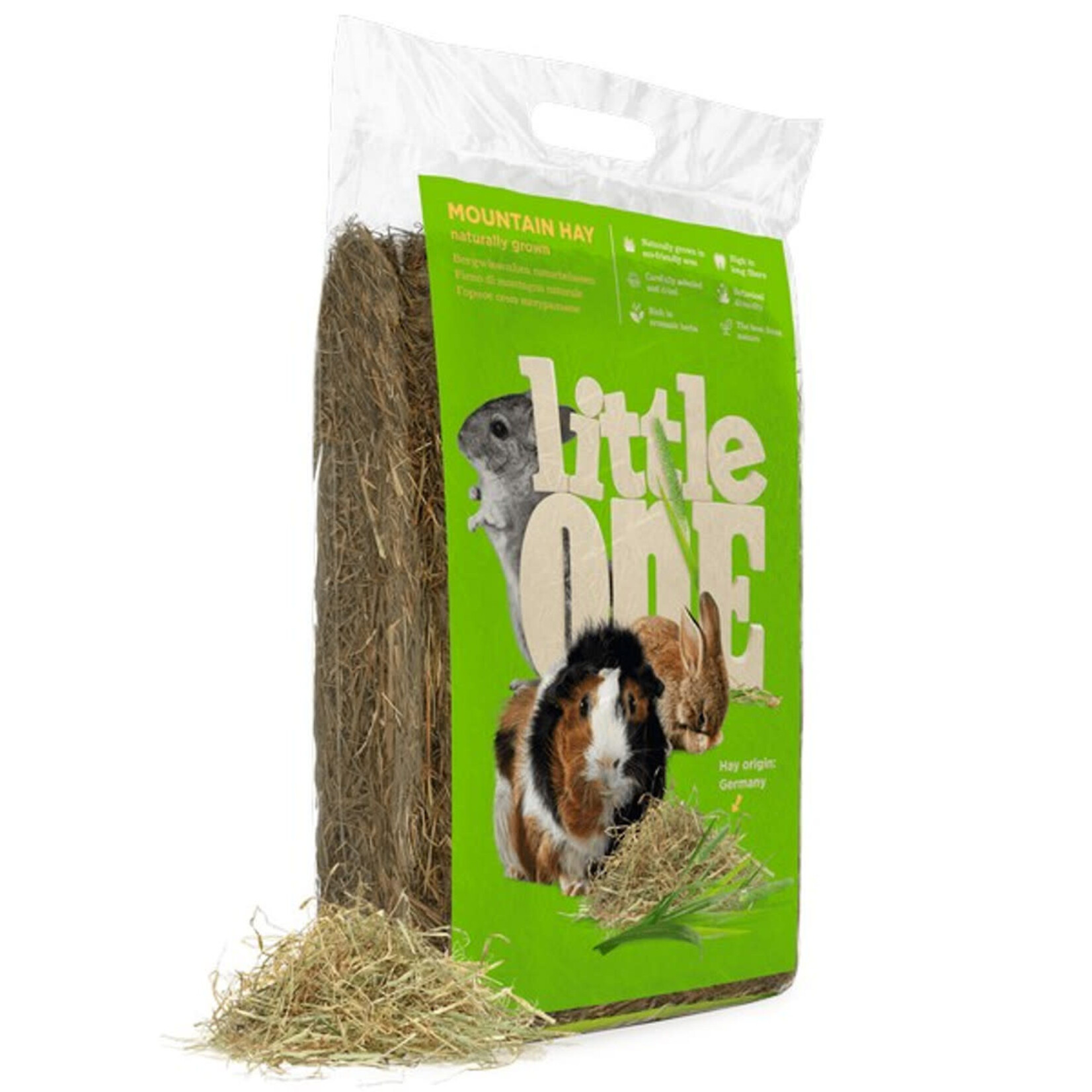 Little One Non Pressed Mountain Hay for Small Animals, 400g