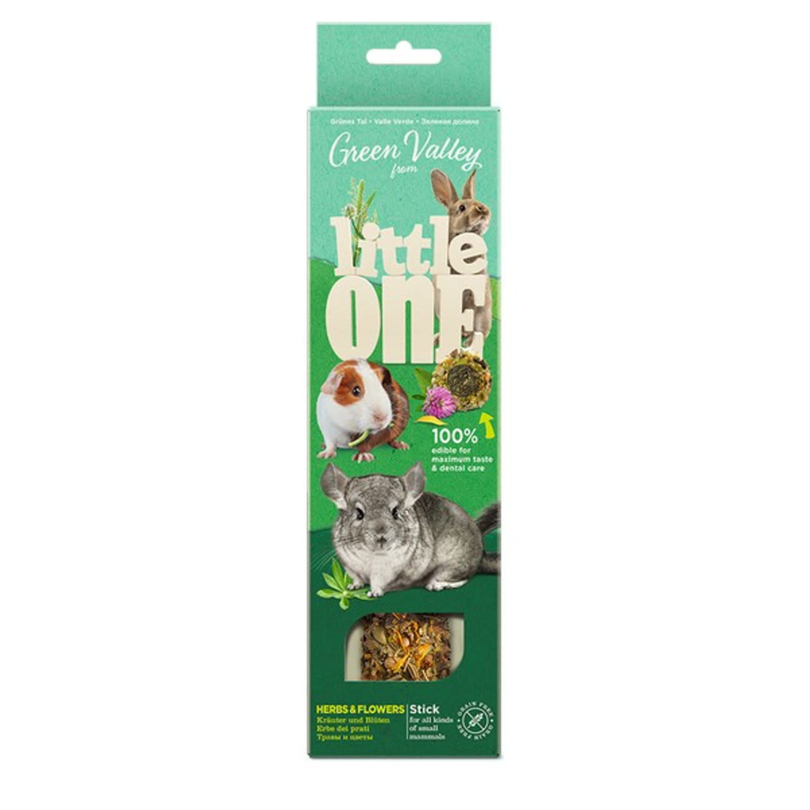Little One Grainfree Stick with Herbs Small Animal Treats, 160g