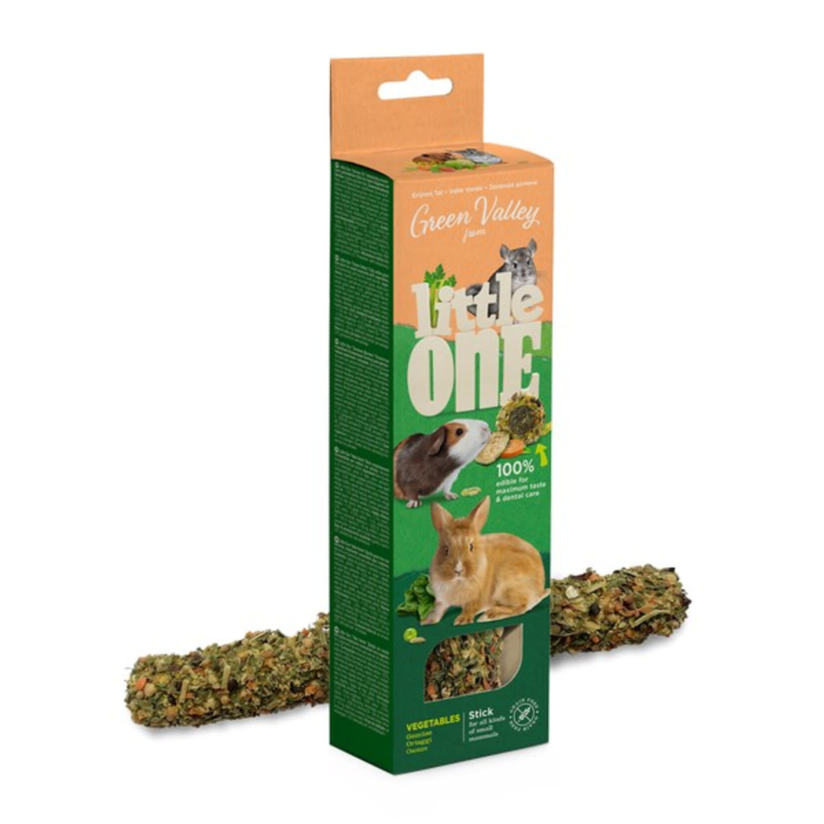 Little One Grainfree Stick with Vegetables Small Animal Treats, 160g
