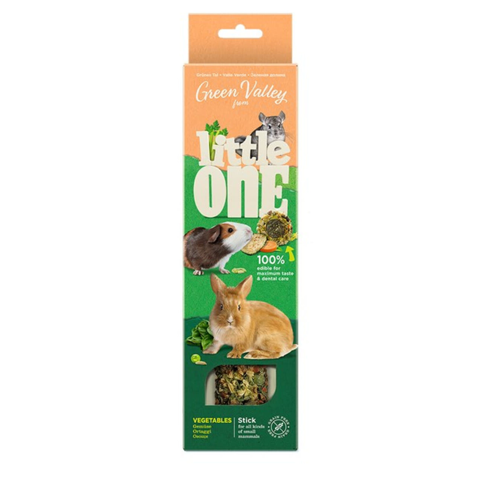 Little One Grainfree Stick with Vegetables Small Animal Treats, 160g