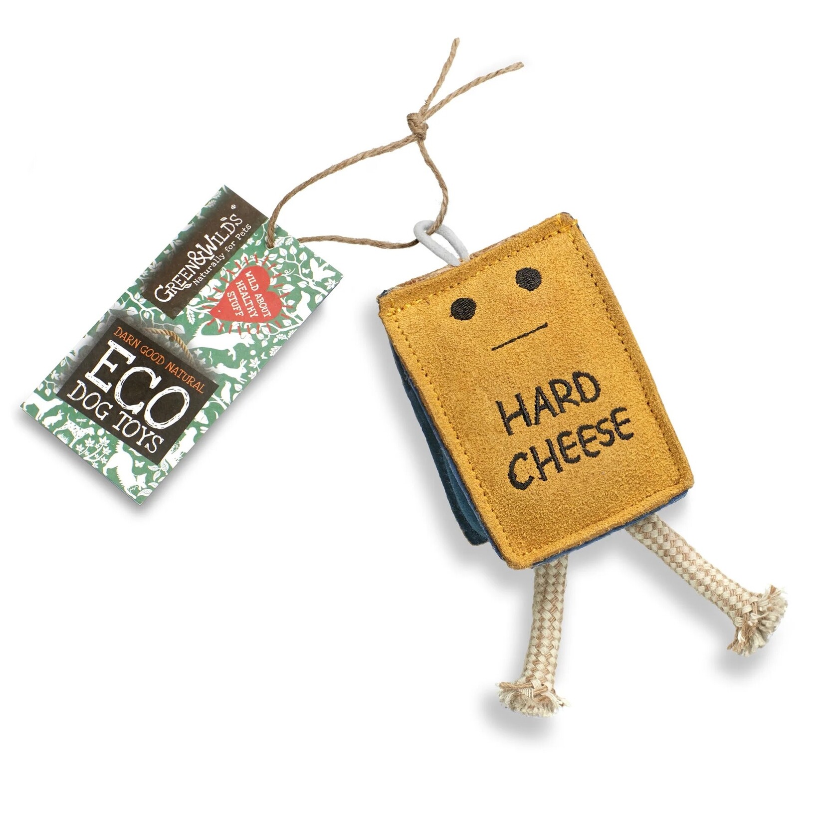 Green and Wild's Hard Cheese Eco Dog Toy