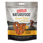 Rosewood Naturefood Carrot Sticks with Chicken Dog Treats Value Pack, Small 320g
