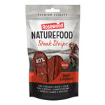 Rosewood Naturefood Steak Strips Beef & Pollock Dog Treats, Medium 100g