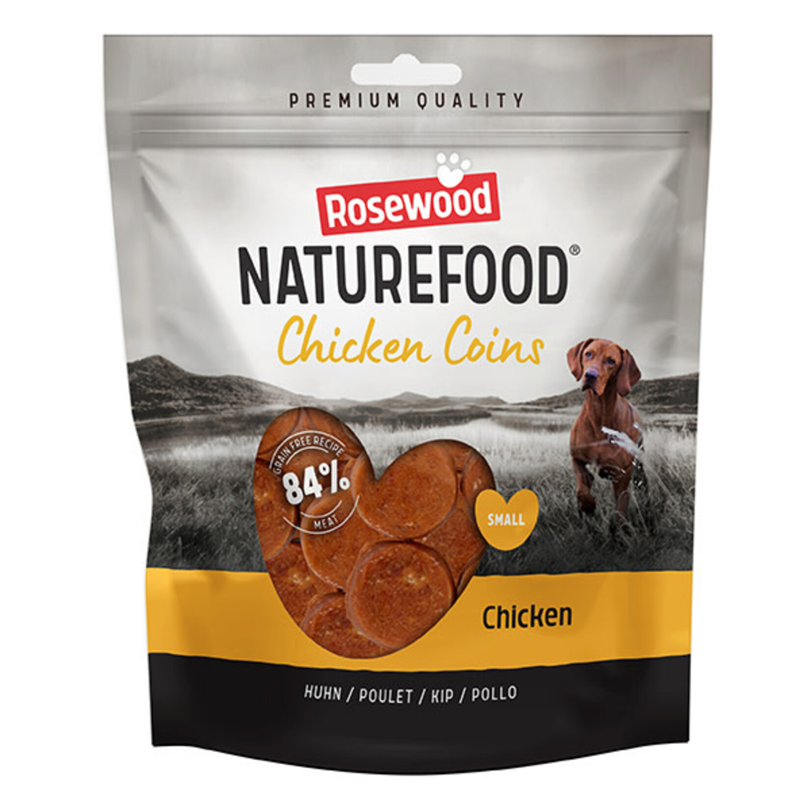 Rosewood Naturefood Chicken Coins Dog Treats Value Pack, Small 320g