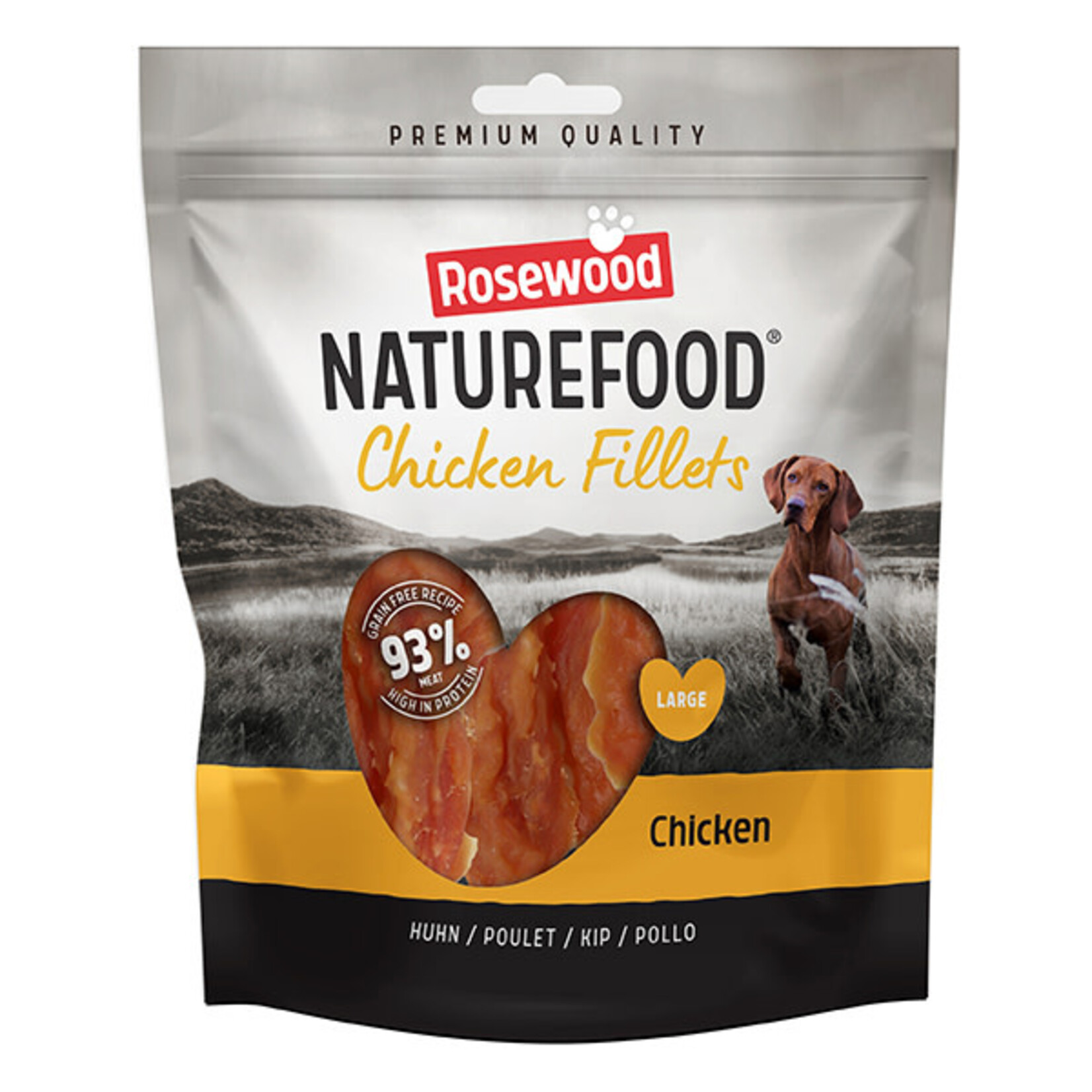 Rosewood Naturefood Chicken Fillets Dog Treats Value Pack, Large 320g