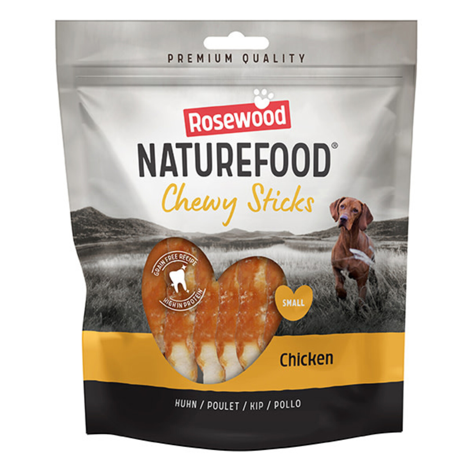 Rosewood Naturefood Chicken Twists Dog Treats Value Pack, Small 320g