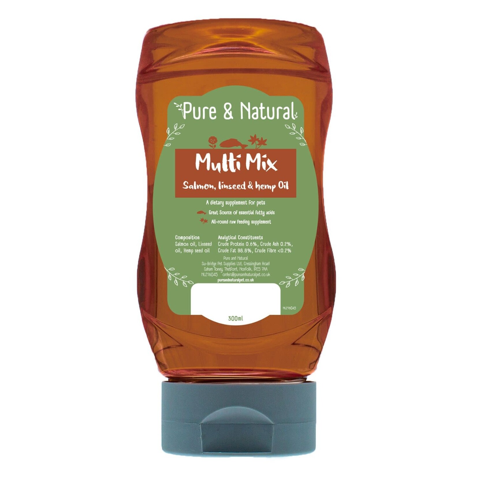 Pure & Natural Multi Mix Oil Salmon/Linseed & Hemp