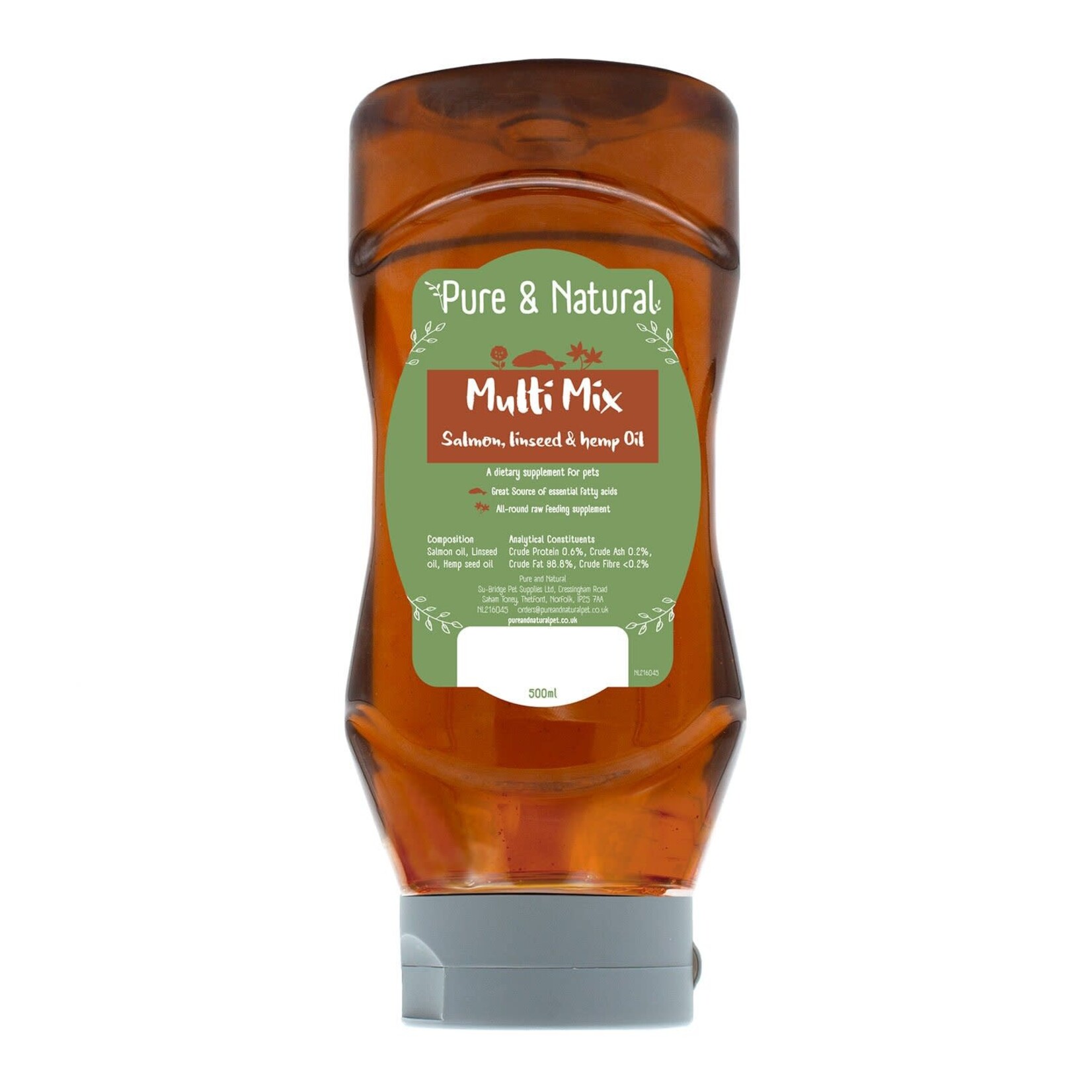 Pure & Natural Multi Mix Oil Salmon/Linseed & Hemp