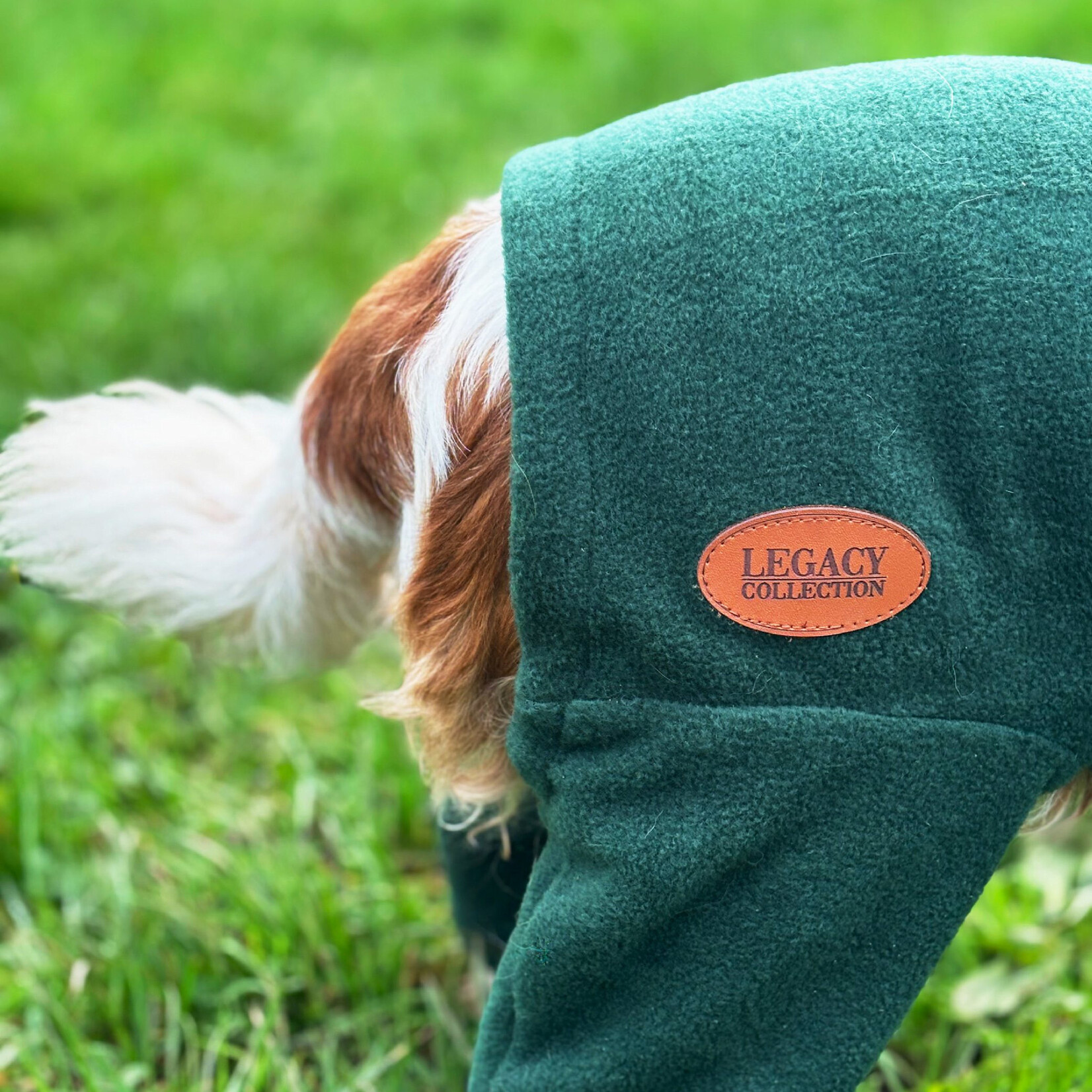 HugglePets Legacy Polar Fleece Suit Dog Jumper Suit, Khaki