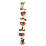 Happy Pet String of Christmas Puds Rope Dog Toy