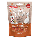 Rosewood Christmas Finest Pigs in Blanket Dog Treats, 100g