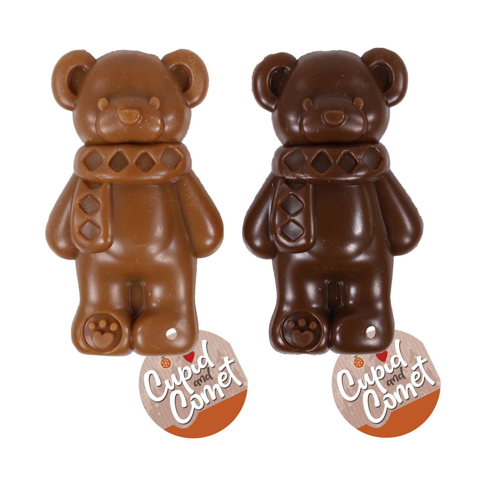 Rosewood Christmas Teddy Bear Dog Chew Treats, 50g