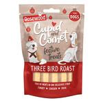 Rosewood Christmas Three Bird Roast Strips Dog Treats, 100g