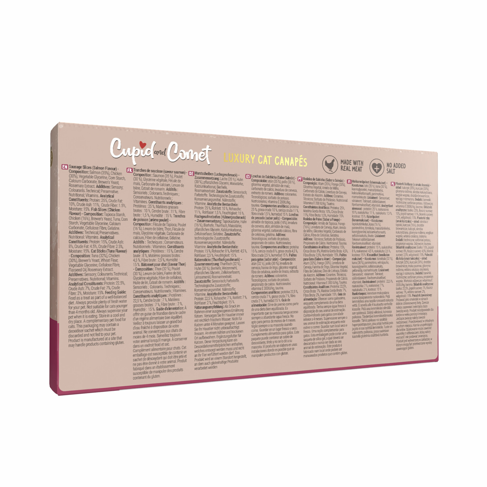 Rosewood Cupid & Comet Luxury Cat Canapés Festive Treats, 120g