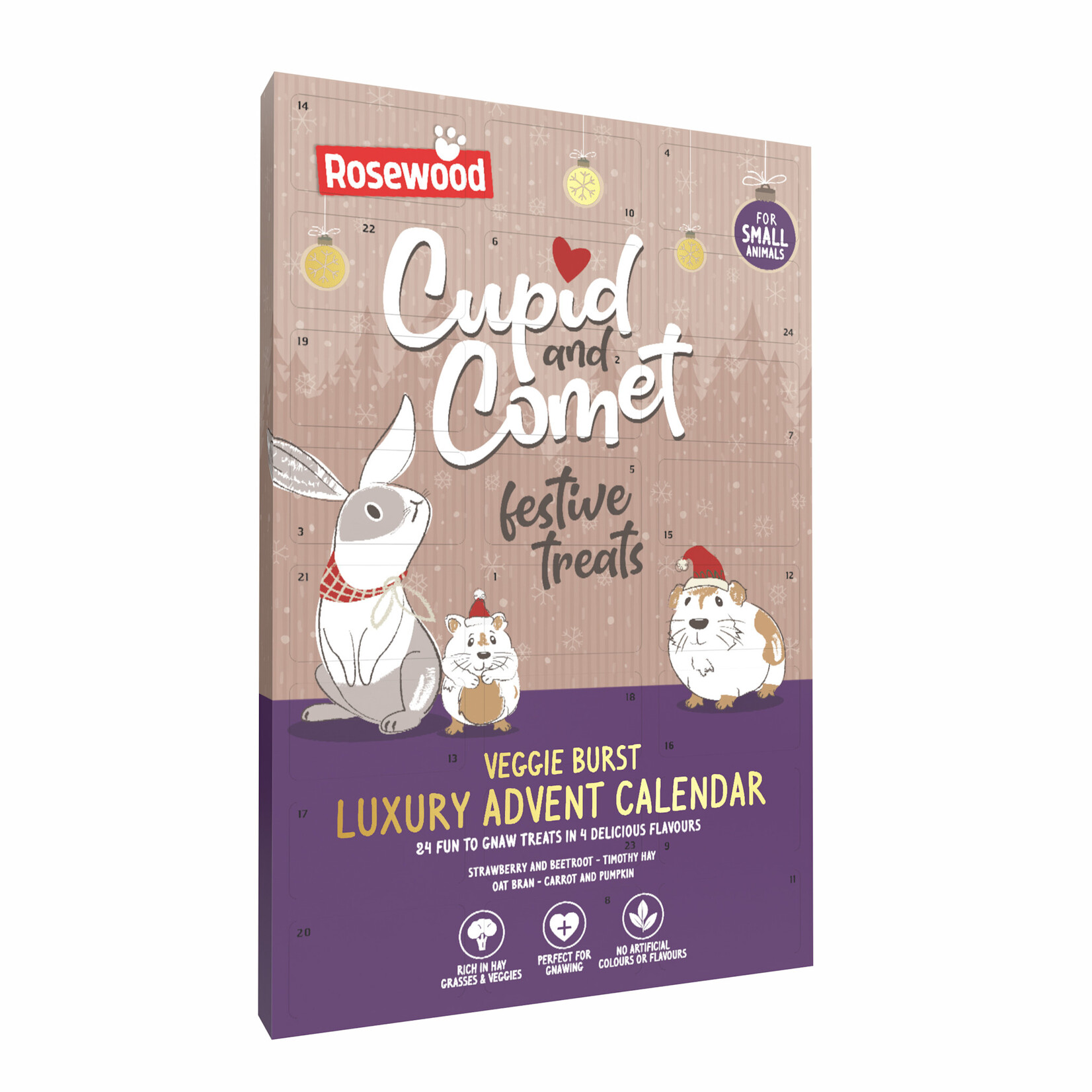 Rosewood Cupid & Comet Veggie Burst Luxury Small Animal Advent Calendar