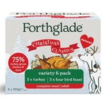 Forthglade Christmas Classics Wet Dog Food Variety Pack, 6 x 395g