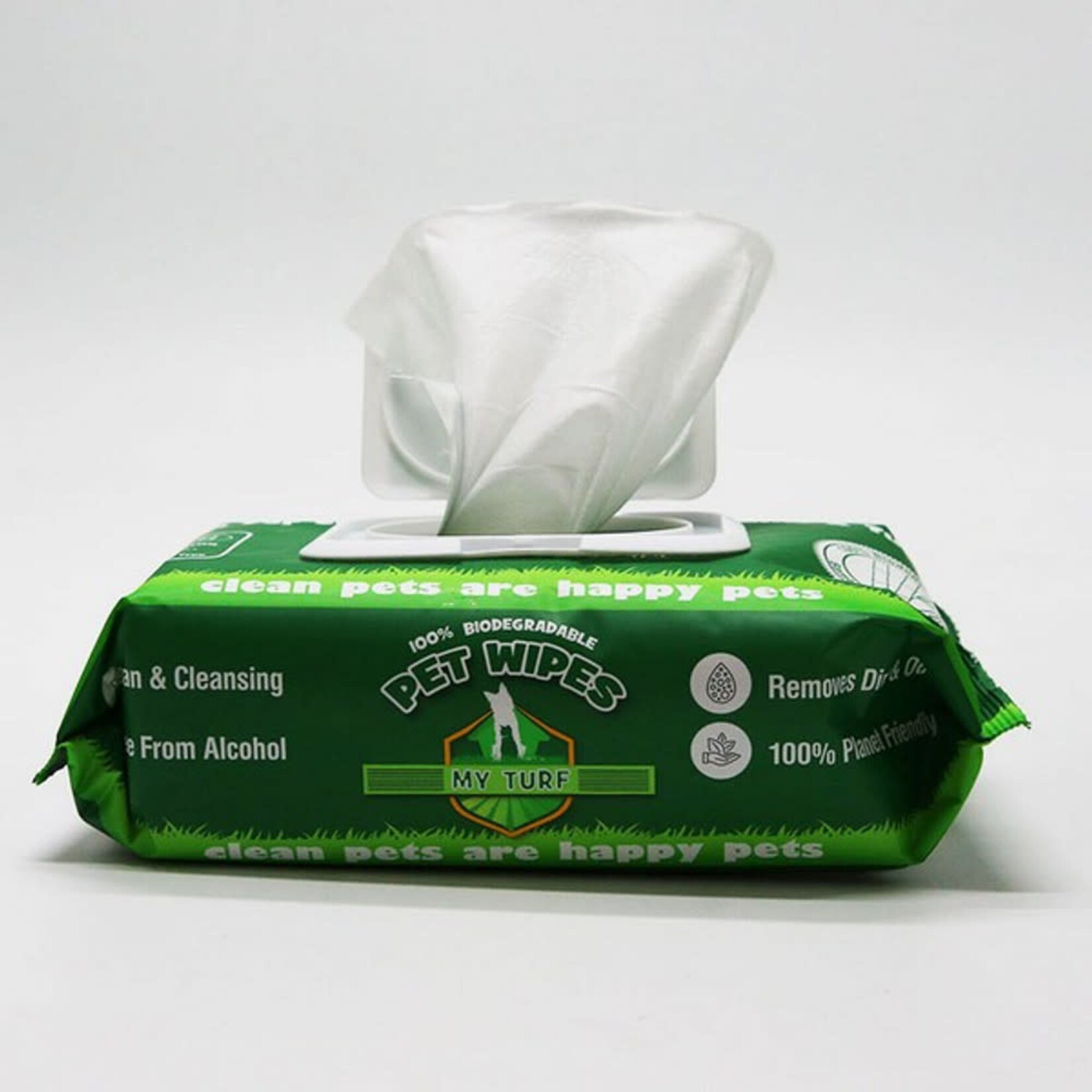 My Turf 100% Biodegradable Pet Wipes 15x20cm