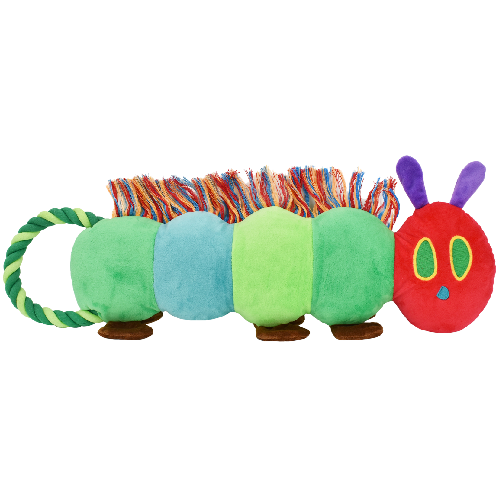 Eric Carle Very Hungry Caterpillar Rope Tug Dog Toy