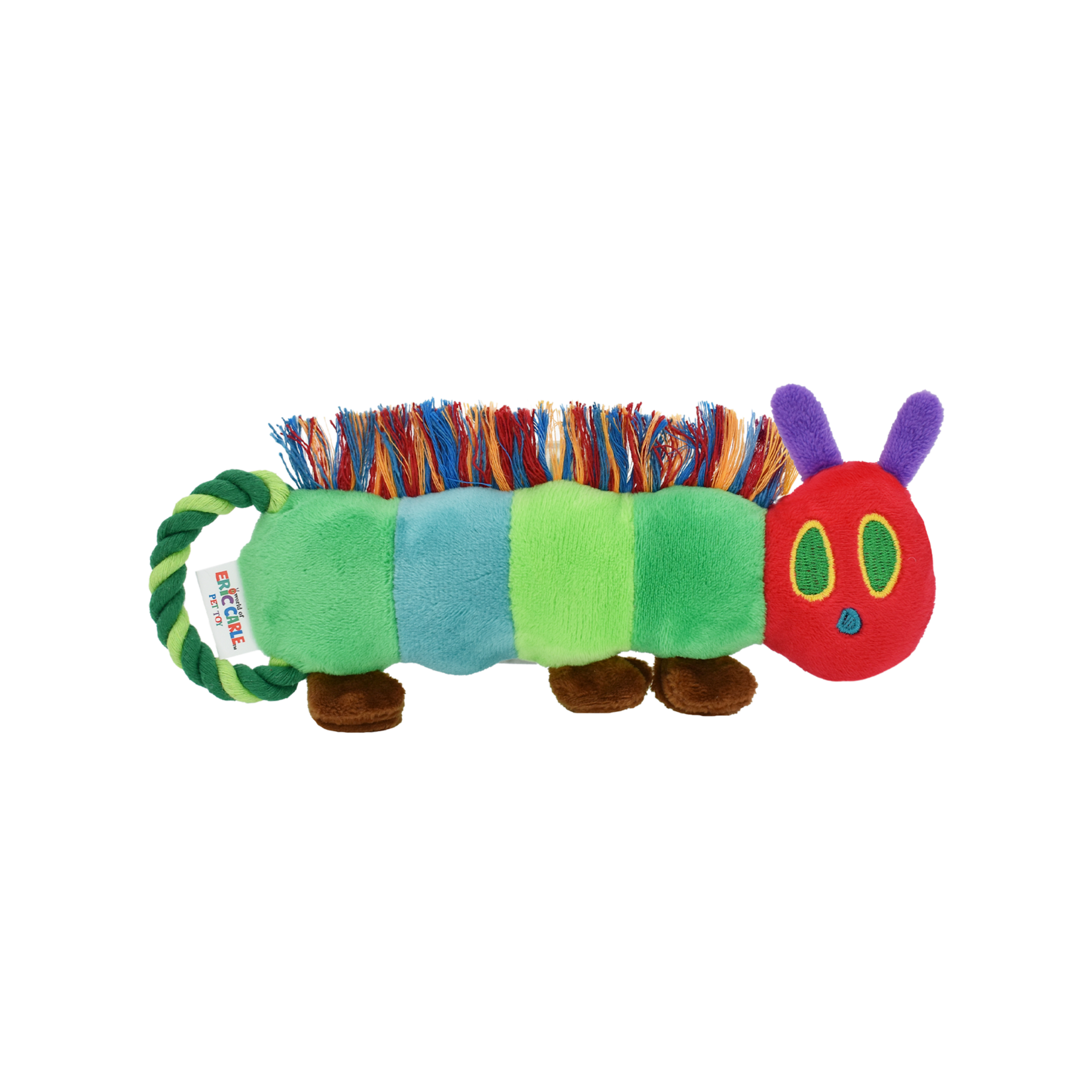Eric Carle Very Hungry Caterpillar Rope Tug Dog Toy