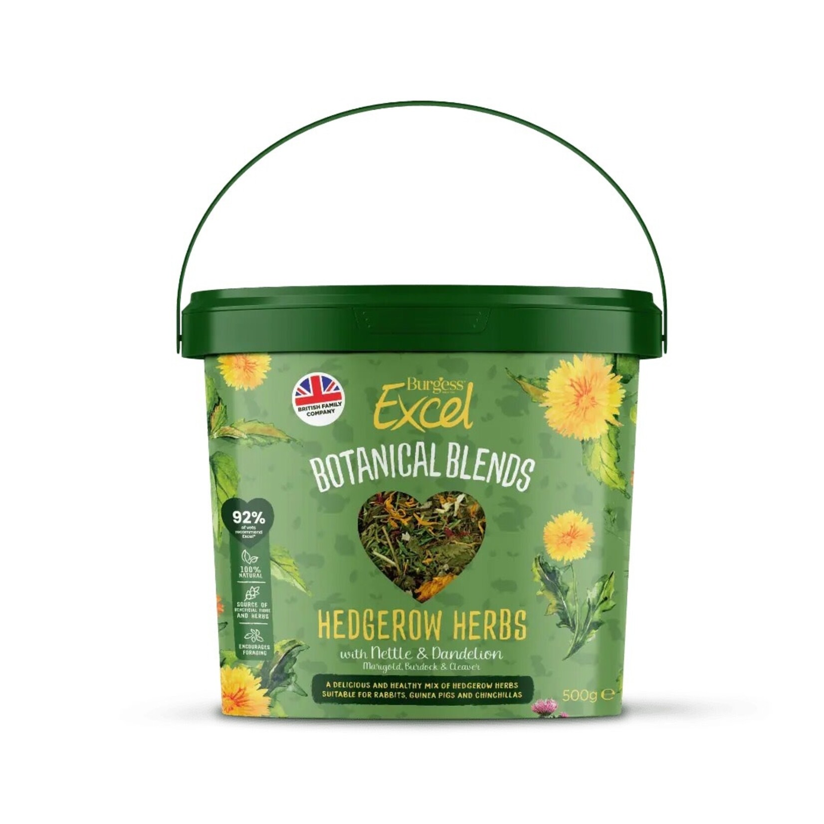 Burgess Excel Botanical Blends Hedgerow Herbs with Nettle & Dandelion, 500g