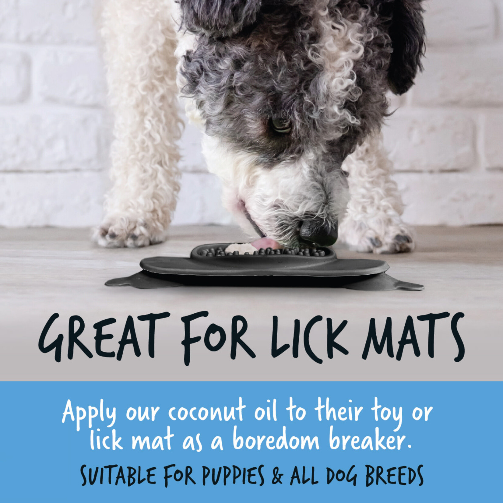 Bugalugs 100% Natural Coconut Oil Complementary Food for Dogs, 340g