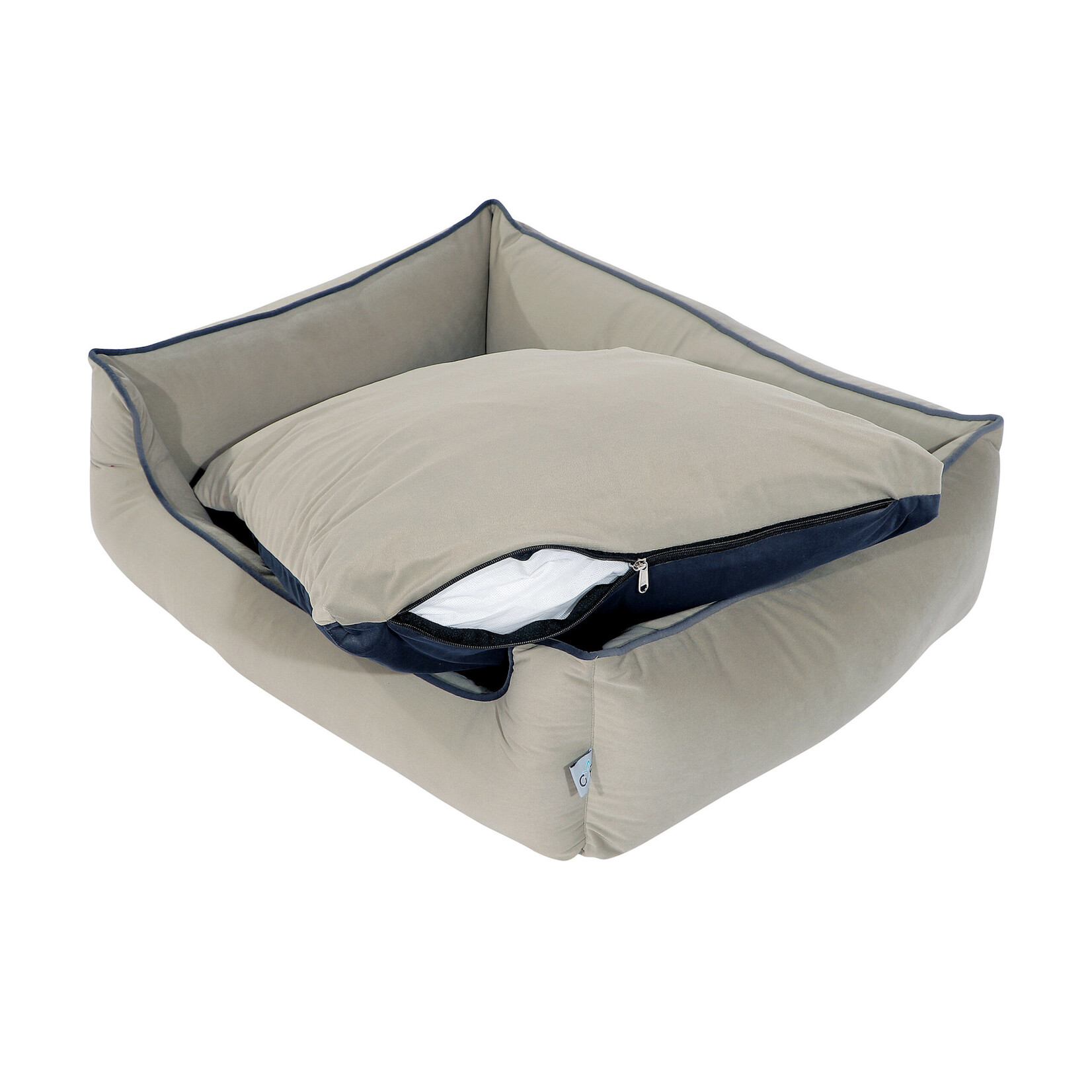 Gor Pets Slumber Orthopaedic Machine Washable Dog Bed, Stone