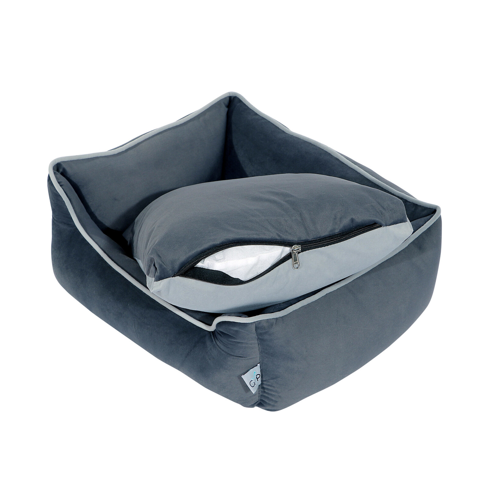 Gor Pets Slumber Orthopaedic Machine Washable Dog Bed, Grey