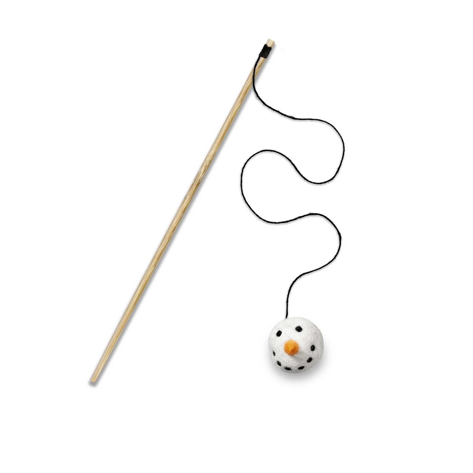 Green and Wild's Brrrian Teaser Christmas Cat Toy with Catnip