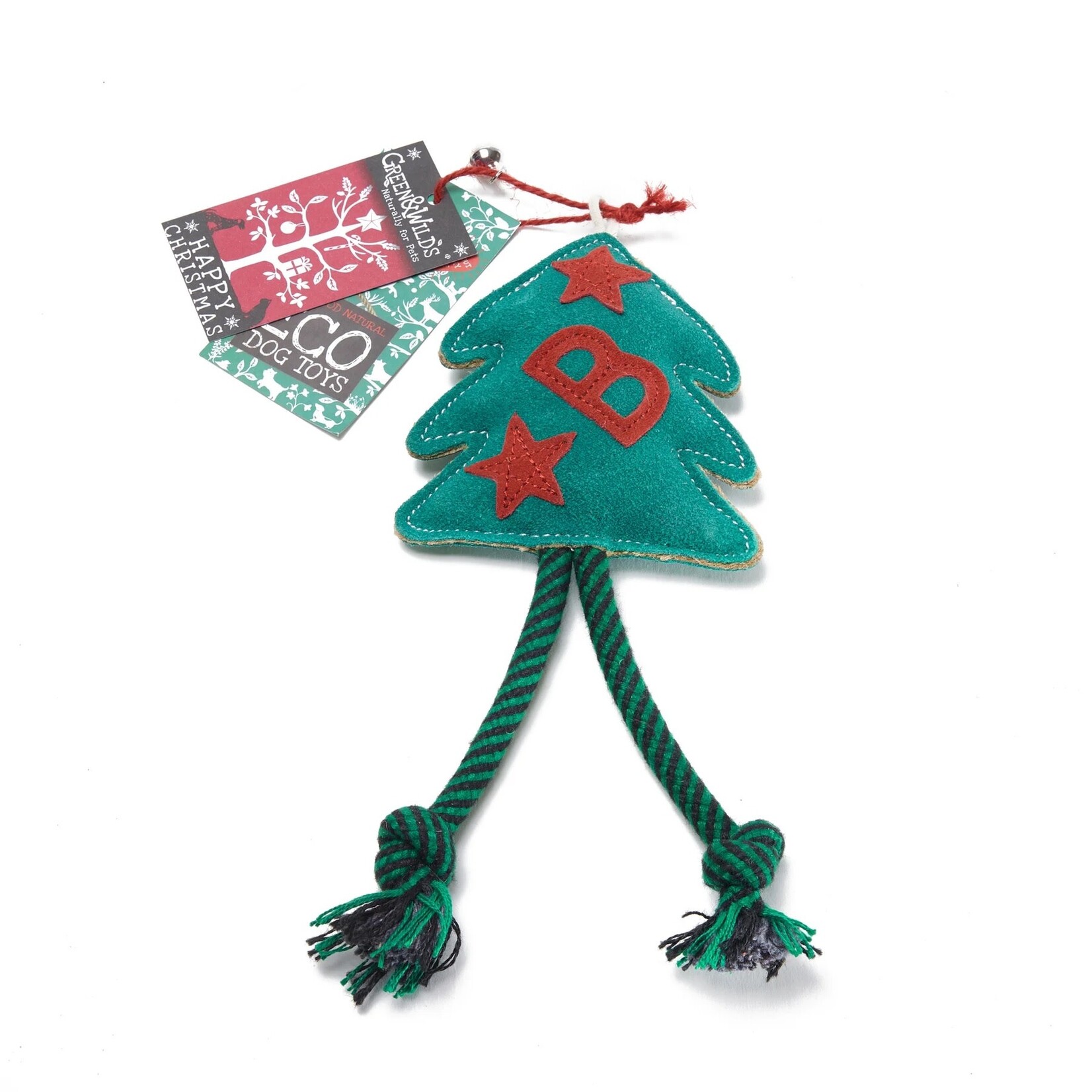 Green and Wild's Bruce the Spruce Christmas Eco Dog Toy