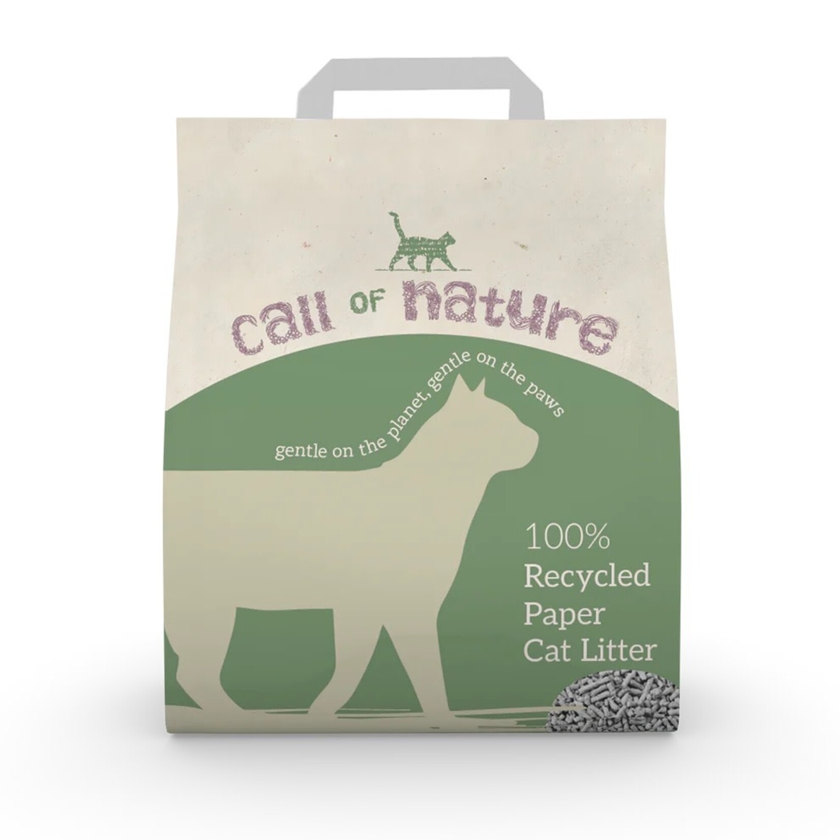 Call Of Nature 100% Recycled Paper Cat Litter