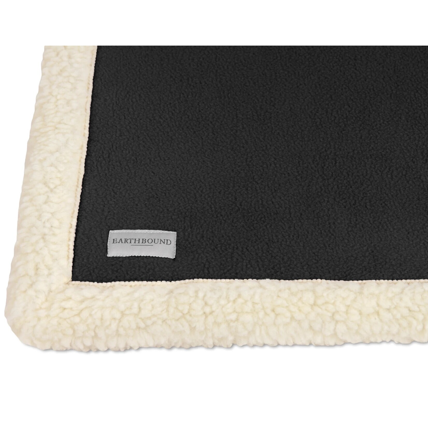 Earthbound Sherpa Fleece Pet Blanket in Charcoal