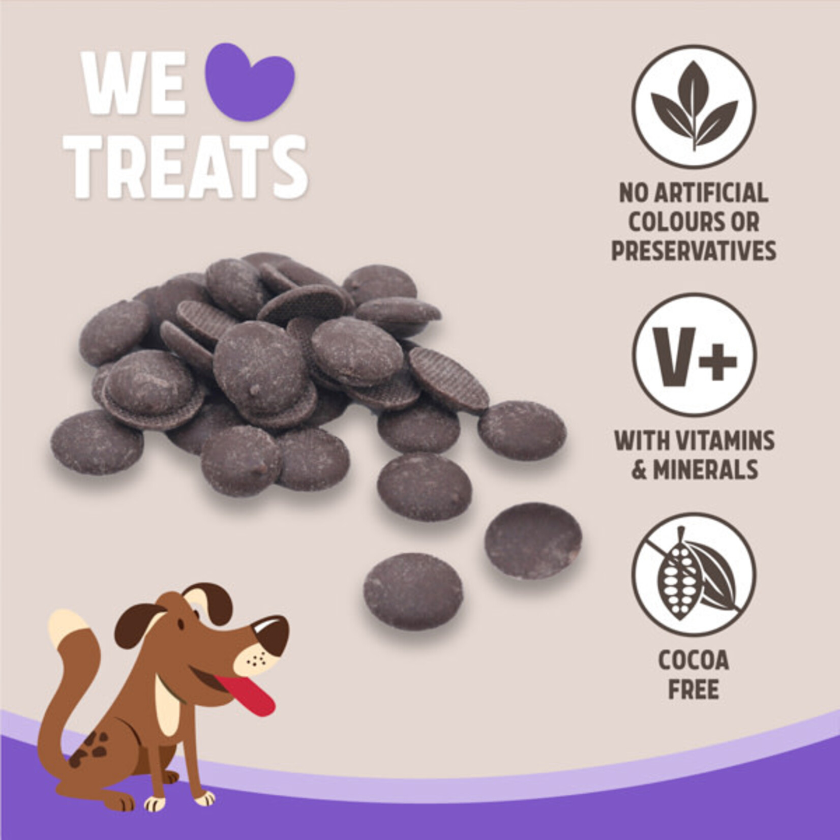 Rosewood Choc Drops for Dogs Special Box Deal, 10 x 200g