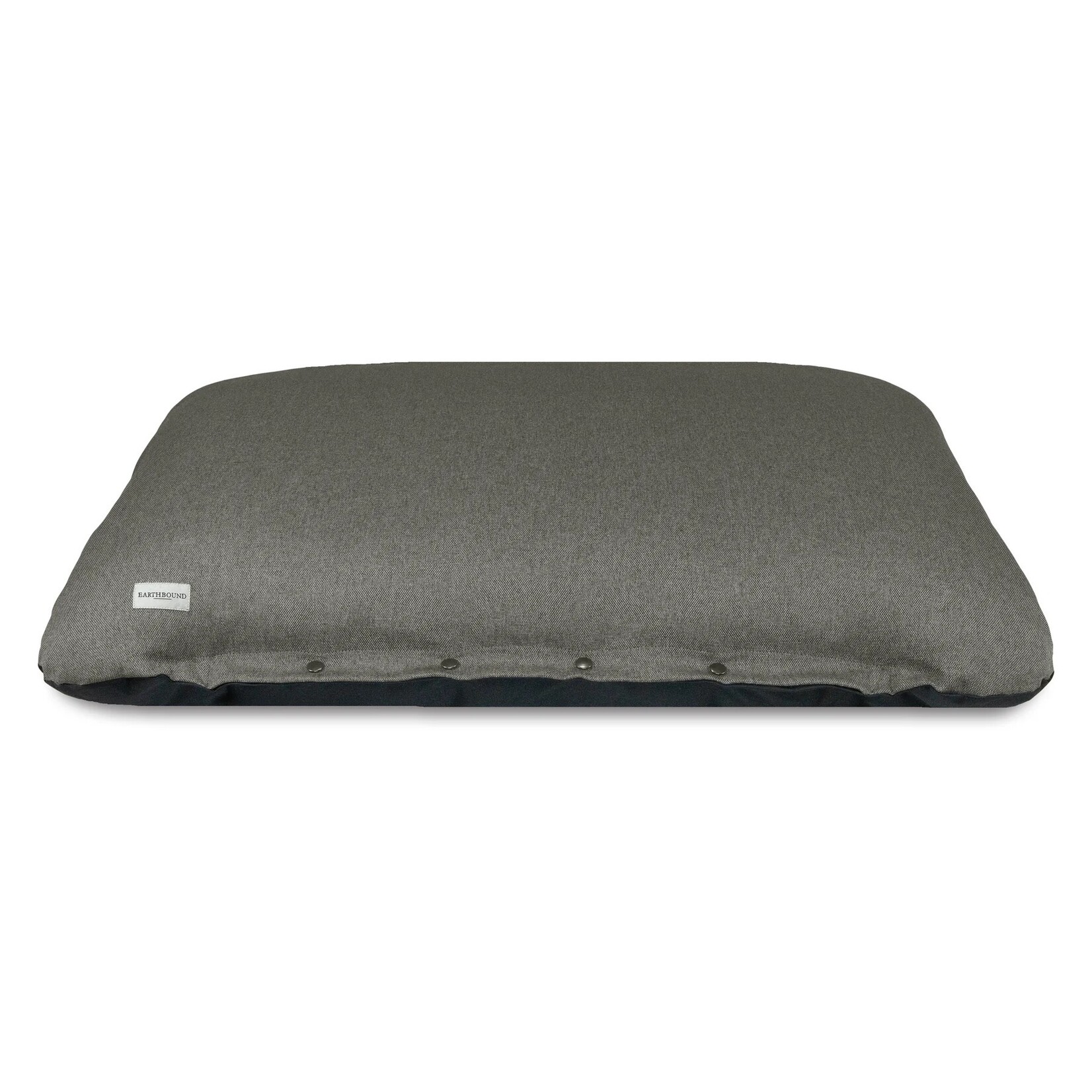 Earthbound Flat Cushion Camden Dog Bed in Pebble Grey