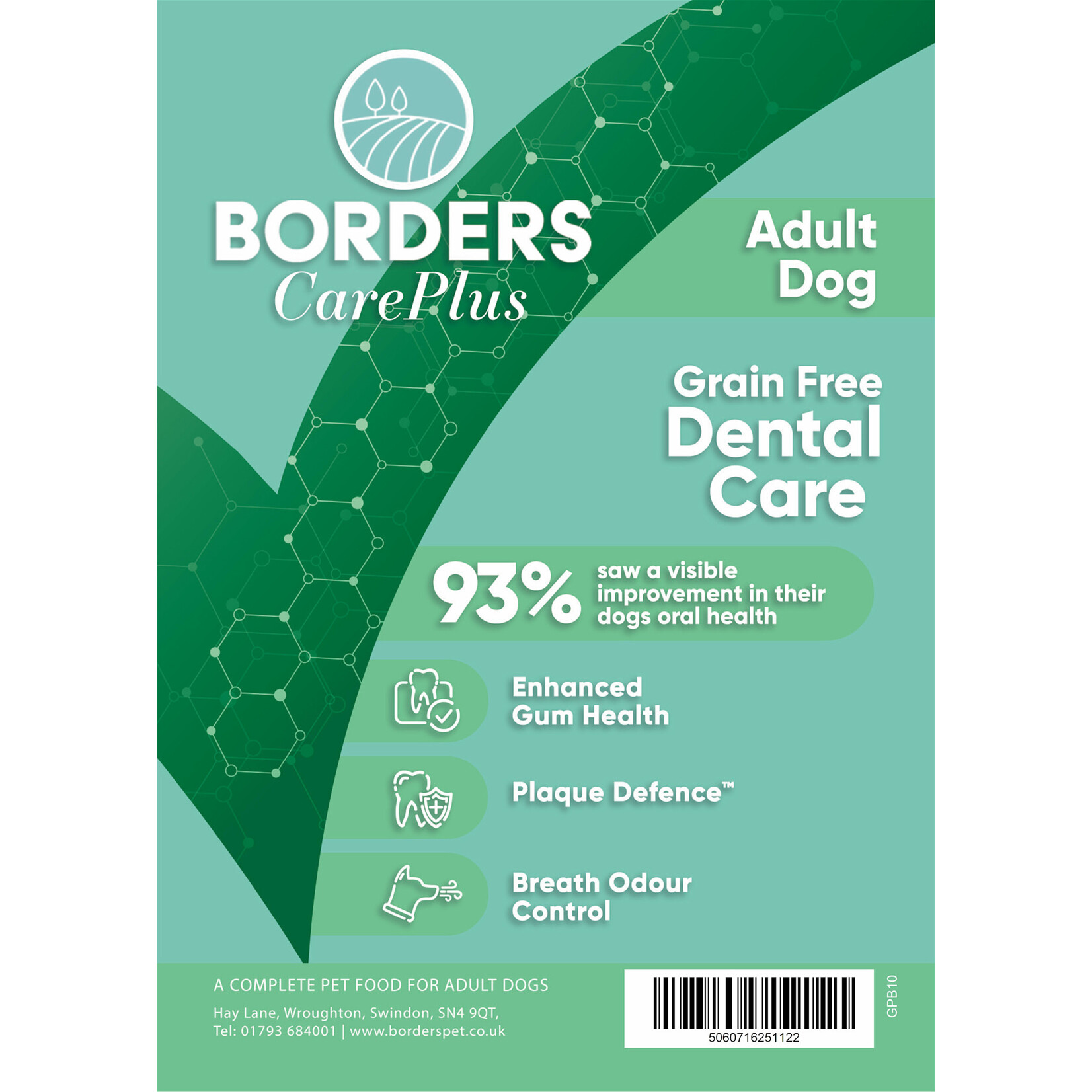 Borders CarePlus Grain Free Dental Care Adult Dog Food