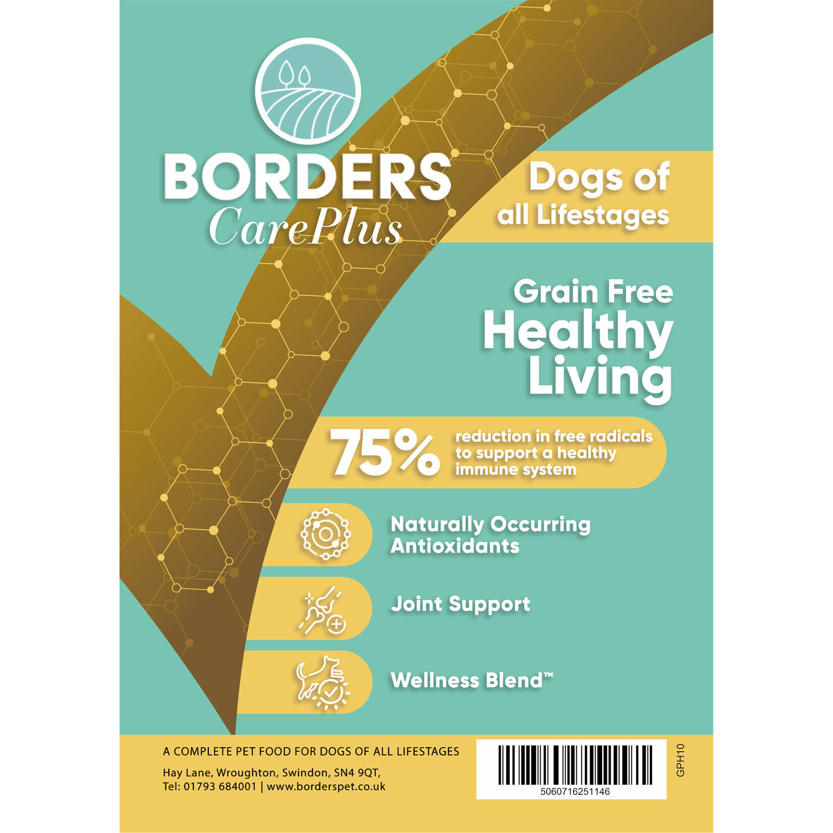 Borders CarePlus Grain Free Healthy Living Dog Food for All Lifestages