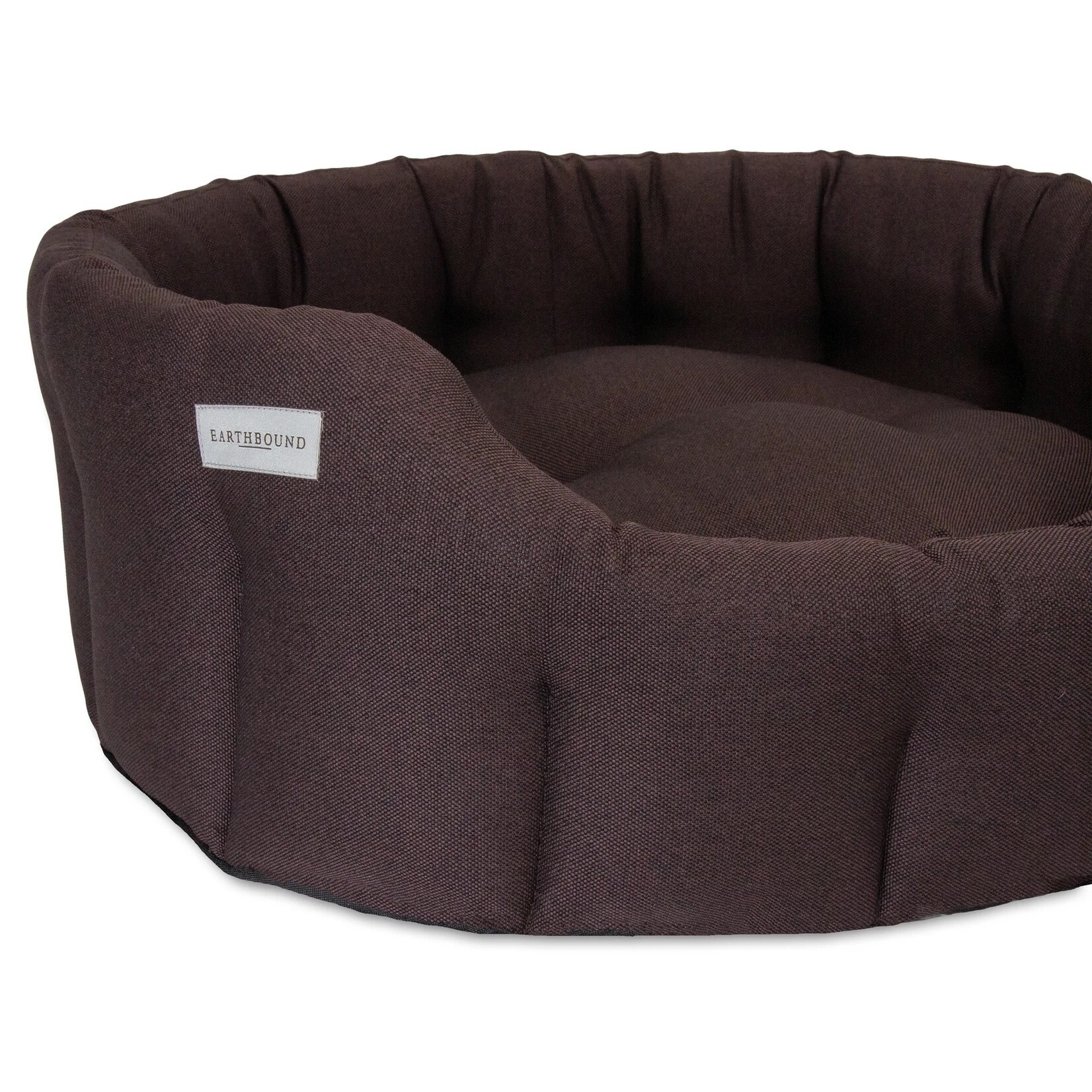 Earthbound Round Camden Dog Bed in Tyrian Purple