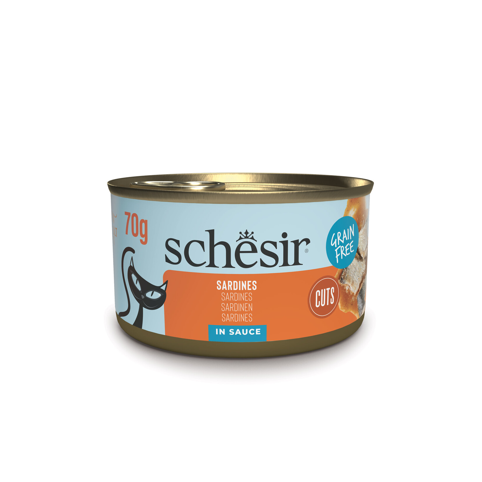 Schesir Steamed Complimentary Grain Free Cat Food Can 70g